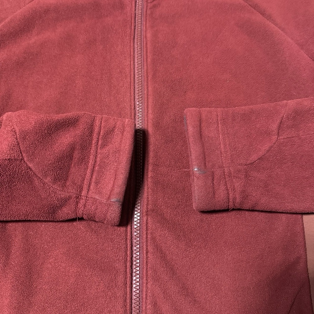 MOUNTAIN HARDWARE WOMENS OAKORAM RED FLEECE FULL ZIP SIZE MEDIUM - Picture 3 of 11